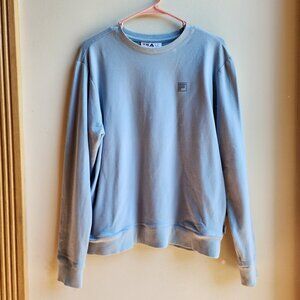 FILA Light Blue Sweatshirt Size Medium